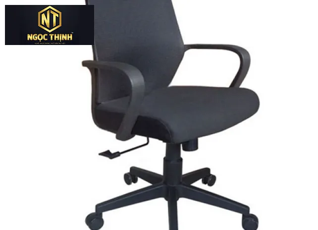 Ghế lưới chuyên viên khung nhựa, đệm tựa ghế bọc vải lưới GL112